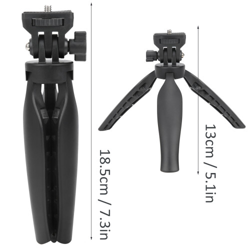 Compact Desktop Phone Tripod 1/4in Screw Mini Camera Video Accessory 2