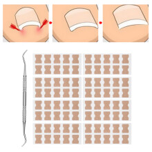 9 Stück eingewachsene Zehennagel-Korrektursticker & Planungswerkzeug-Set