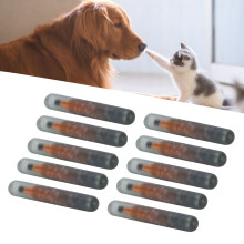 Traceable Pet Microchip: 10pcs 1.25mm Lightweight Glass Tube