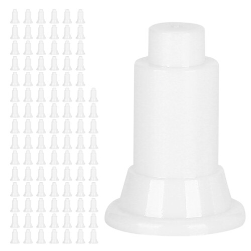 100 Stück Aquarium-Isolationspufferhalter, Weiß, Durchmesser 2cm 1