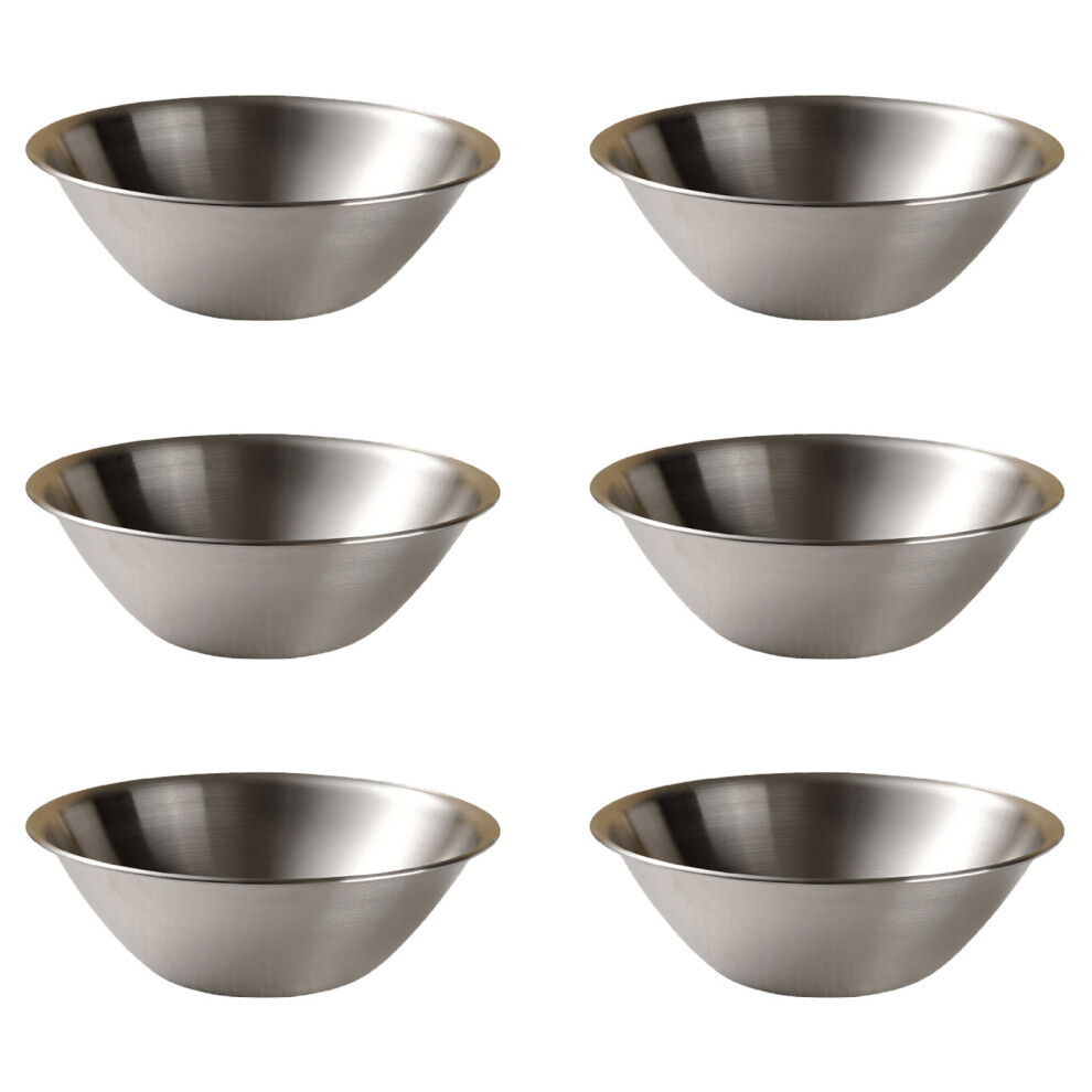 6Pcs Stainless Steels Thick Metal Soup Bowl Kitchen-silver L-image-OPC-PMYDMRT-NEW