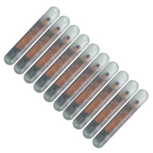 10Pcs 1.4mm Glass Tube Pet ID Chips for Animal Management 134.2KHz