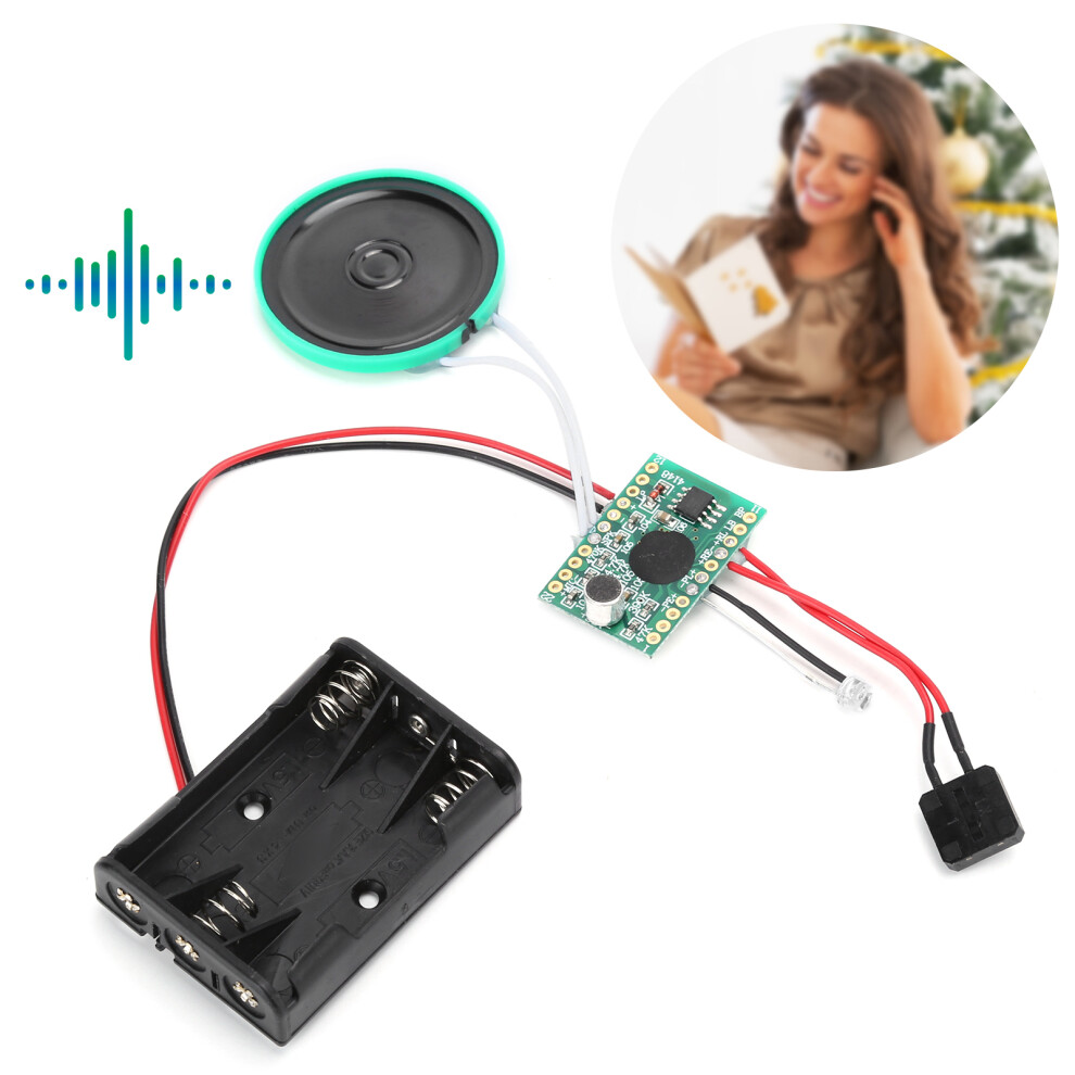 4-Minute Diy Audio Voice Sensor Module - Play Once, Recorder Accessory Light 3491360798091