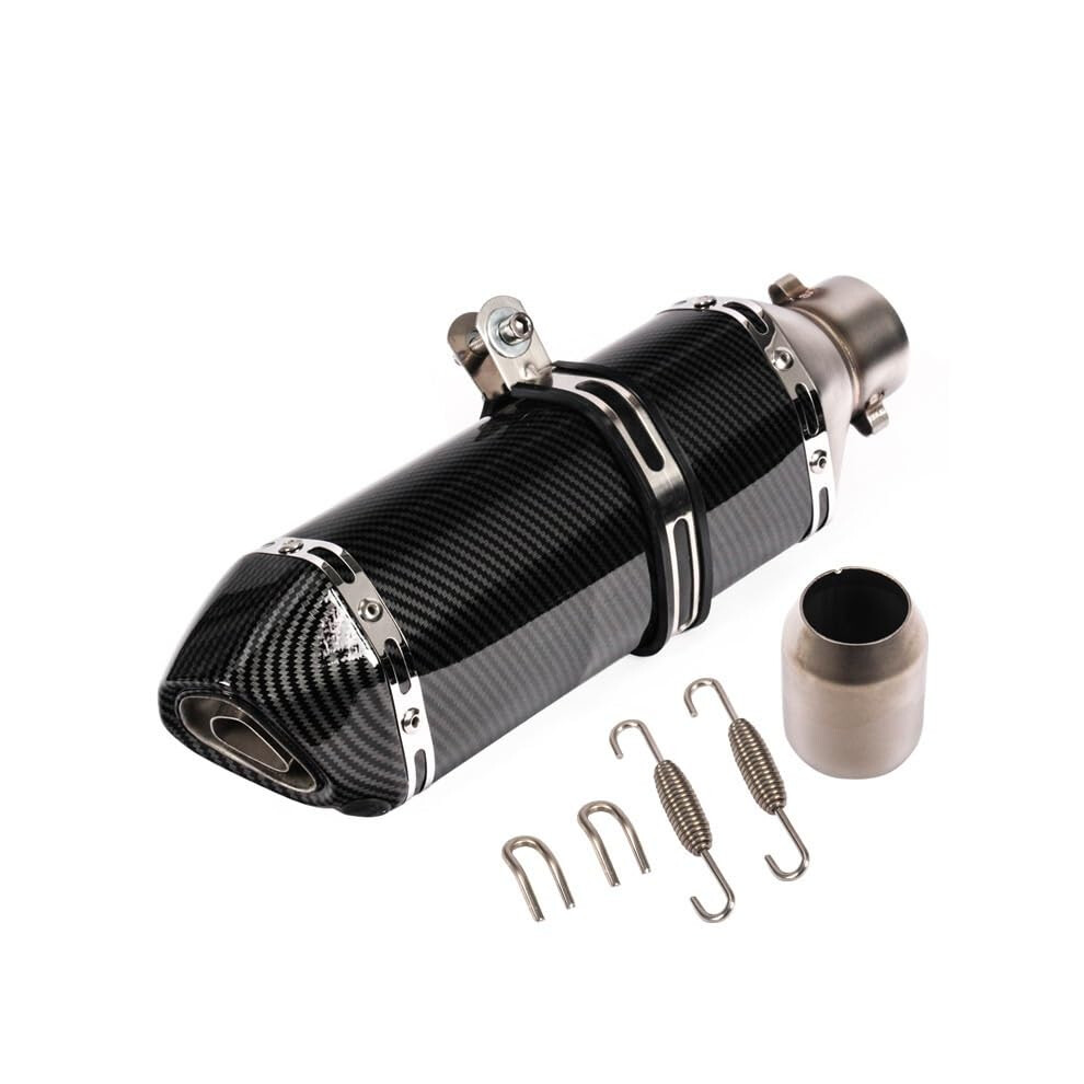 Motorcycle Slip On Exhaust 51Mm Escape Moto Tube Motorcycle Exhaust Muffler With Db Killer Exhaust Tubing (Color : C470mm) 9339159211861
