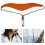 Adjustable Orange Cotton Leather Saxophone Strap with Rotatable Hook 8