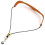 Adjustable Orange Cotton Leather Saxophone Strap with Rotatable Hook 14
