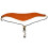 Adjustable Orange Cotton Leather Saxophone Strap with Rotatable Hook 16