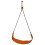 Adjustable Orange Cotton Leather Saxophone Strap with Rotatable Hook 10