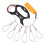 5m Stainless Steel Fish Stringer Lock with Foam Float, 13cm Tied Length 10
