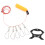 5m Stainless Steel Fish Stringer Lock with Foam Float, 13cm Tied Length 2