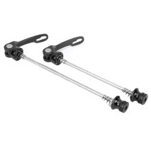Berg- und Rennrad 2 Stück Nabenhalter Schnellspanner Achsen Schwarz Langlebiges Metall