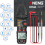 Digital Multimeter Clamp Meter AC/DC Voltage Resistance Capacitance Temp 18.486.53.32cm 1