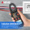 Digital Multimeter Clamp Meter AC/DC Voltage Resistance Capacitance Temp 18.486.53.32cm 11