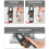 Digital Multimeter Clamp Meter AC/DC Voltage Resistance Capacitance Temp 18.486.53.32cm 9