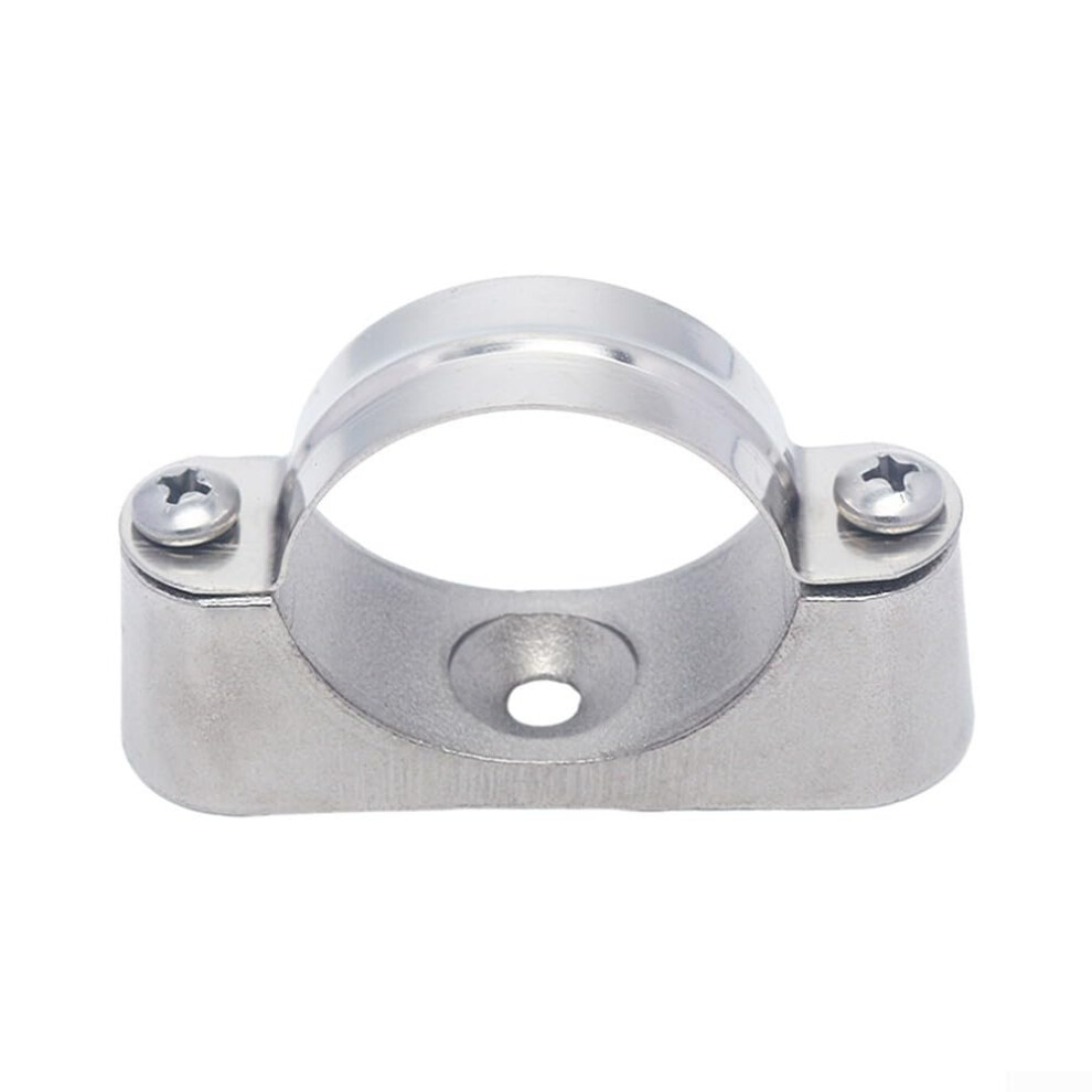 Robust Pipe Bracket Clamp Made From Stainless Steel For Secure Installations 10 Pack (25-27Mm) 9323874947716