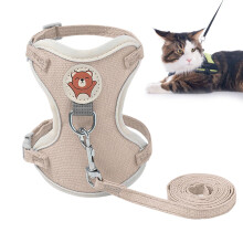 Pet Harness Vest - Kitten Vest Harness, Cat | Pet Rope - Traction Rope Fashionable Breathable Adjustable For Outdoor Walking