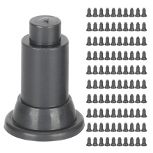 Aquarium Isolation Board Support Feet 100Pcs Black for Fish Tank Divider
