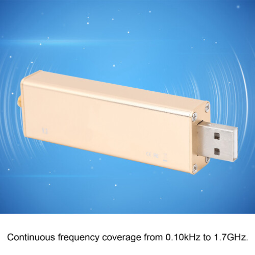 Aluminum SDR Receiver 0.1KHz‑1.7GHz Wide Frequency Coverage USB 2