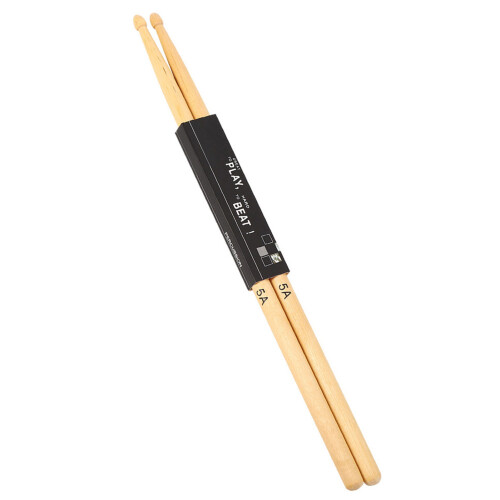 Maple Drumsticks 12 Pairs 5A Size for Snare Practice & Performance Drumming 2