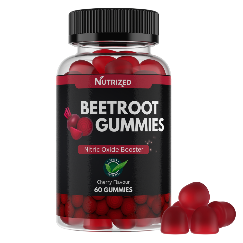 Nutrized Beetroot Gummies - High Strength 5:1 Extract - Vegan