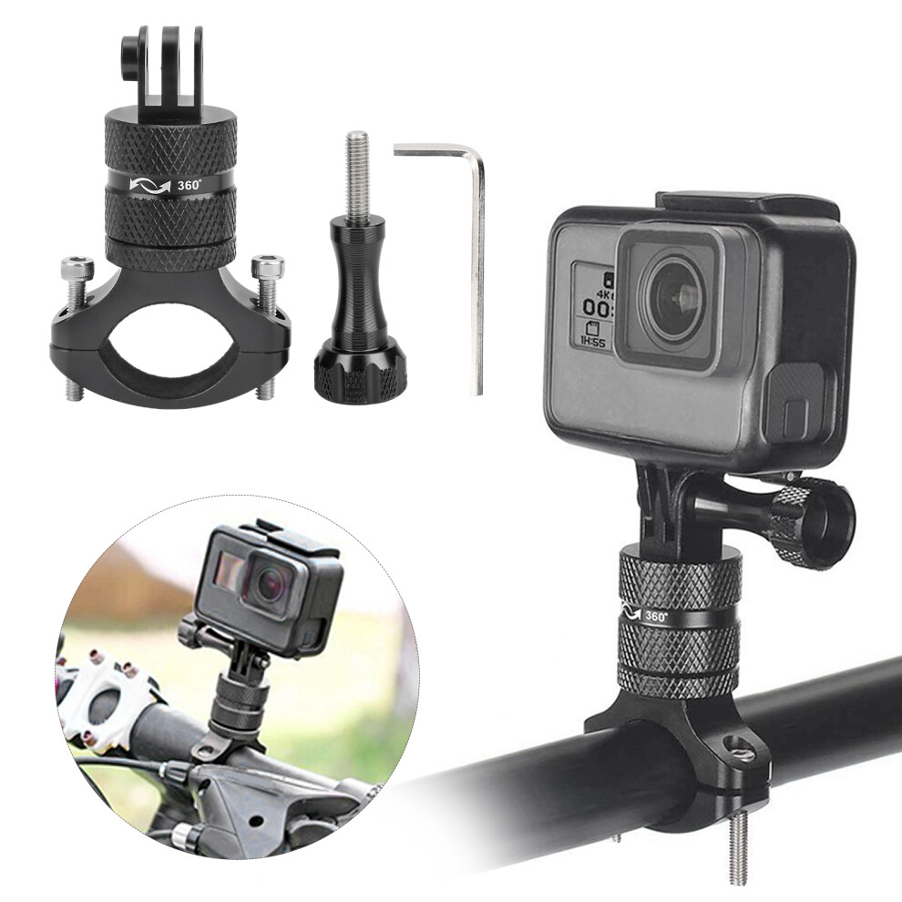 Aluminium Alloy 360 Rotation Action Camera Stand For Bikes, 20-35Mm 4621360812704