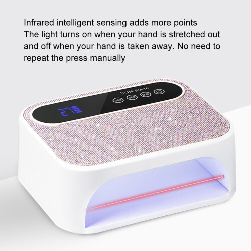 (TYPE1, NO1) Shining AB Diamond UV LED Nail Lamp For Elegant Nails Creating 1