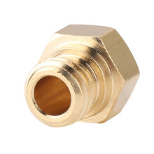 10 Stück 0,4 mm Messing-Extruderdüsen für 1,75 mm 3D-Drucker MK10 Zubehör