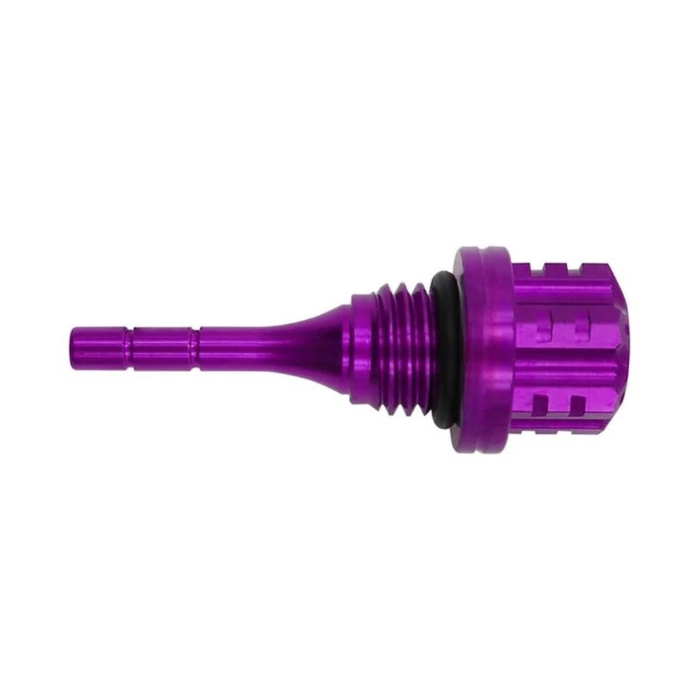 For Gy6 For Bws For 125Cc Motorcycle Accessories Modified Engine Hexagon Oil Dipstick Cap Oil Level Gauge Dipstick Oil Level Indicator(Purple) Purple 9323874948225