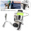 Portable Spinning Reel 120m/393.7ft, Foldable Rocker Arm, Interchangeable Handle 8