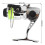 Portable Spinning Reel 120m/393.7ft, Foldable Rocker Arm, Interchangeable Handle 7