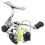 Portable Spinning Reel 120m/393.7ft, Foldable Rocker Arm, Interchangeable Handle 12
