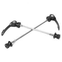 Lightweight & Corrosion Resistant Quick Release Bike Skewer Set Black
