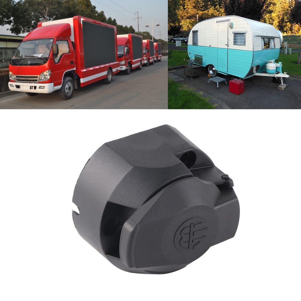 7 Pin European Trailer Connector Socket, 1.5M Cable For Commercial Semi Trailers 4151360818593