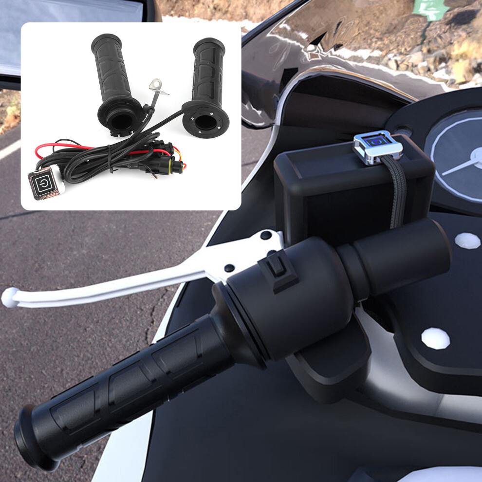 7/8In Motorcycle Heating Grips: Universal Fit With 3 Temp Settings 5051360819110
