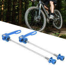 Mountain & Road Bike Axle Quick Release Skewers 2Pcs Lightweight Alloy Blue