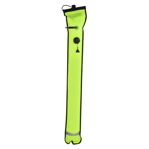 Inflatable Diving Surface Marker Buoy Fluorescent Yellow 120x18cm 1