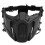 Tactic Half Face Guard - Breathable Plastic Black Military Protection 16