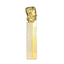 Comb Evenly Spaced Teeth Fine Workmanship Mustache Care Wide Beard Shaping Template Barber Styling Hair Comb compatible with Men F 3 Pcs