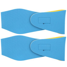 2 Stück Wasserdichte Neopren-Ohrkopfband für Wassersport & Yoga Blau
