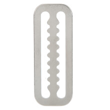 4pcs Stainless Steel Weight Belt Retainer for 2in Webbing, Silver