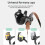 2 in 1 Universal Phone & Bottle Stroller Cup Holder, Black, 9.510.0cm 6