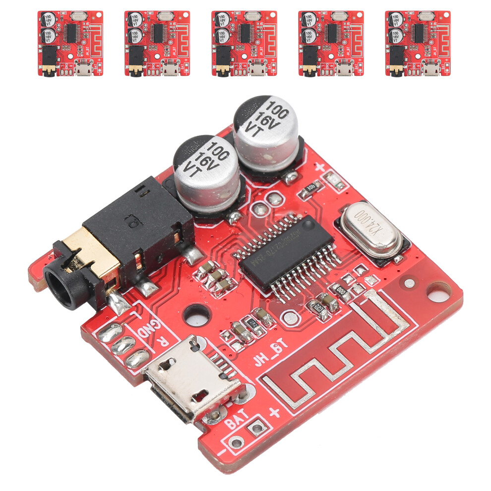 Bluetooth Decoder Board 5.0 5Pcs Stereo Wireless Music Receiver 7901360826787