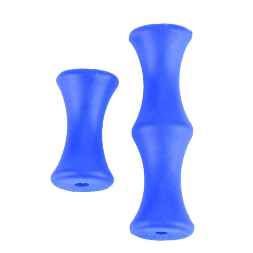 Silikonbogenbogenbogenfingerprotector Tabs für Recurve & Compound Blau 2