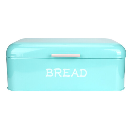 Large Capacity Iron Bread Box – Blue, 42x16.5x24cm Kitchen Storage 1