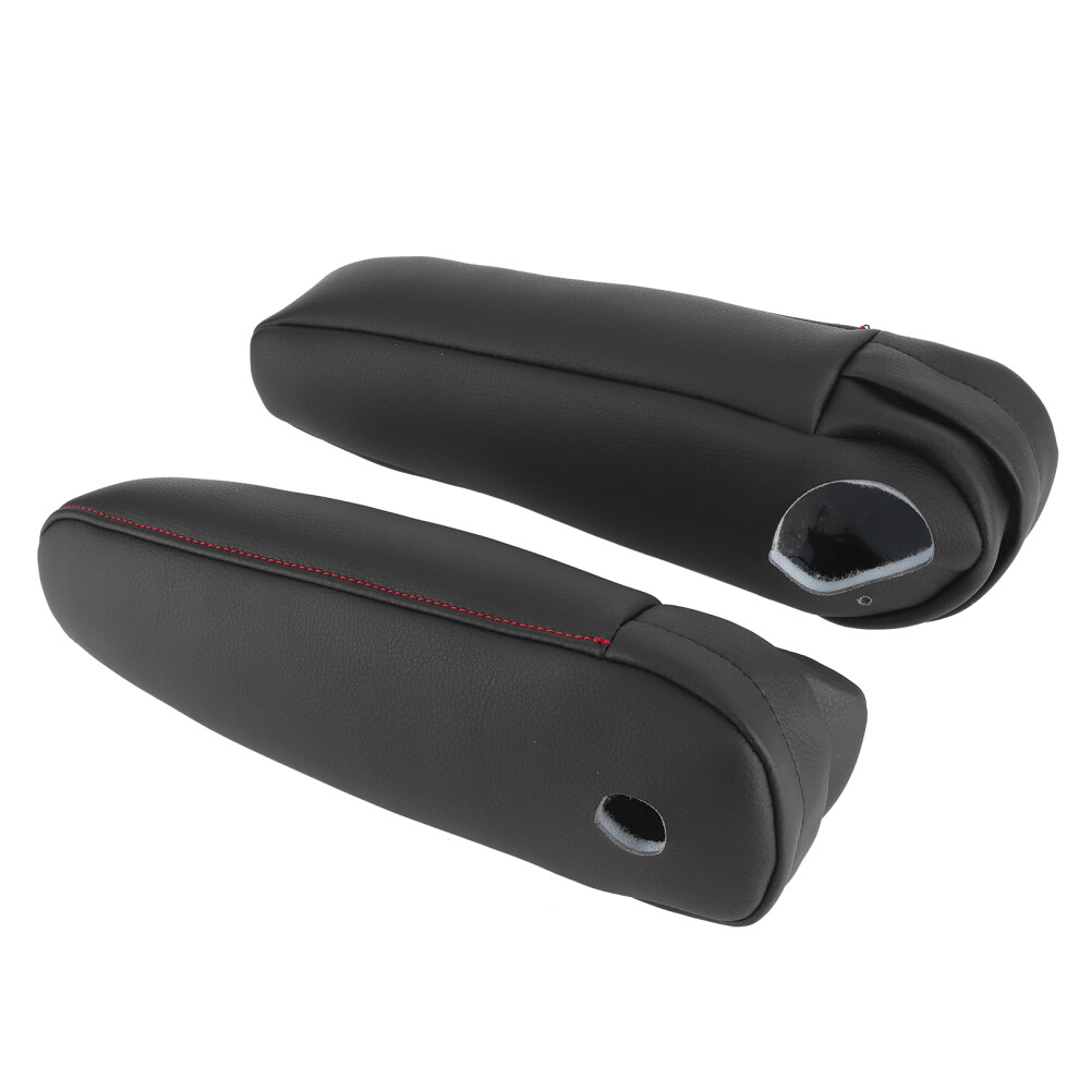 2Pcs Synthetic Leather Armrest Covers For Lexus Rx 300 330 350 Black 7631360830254