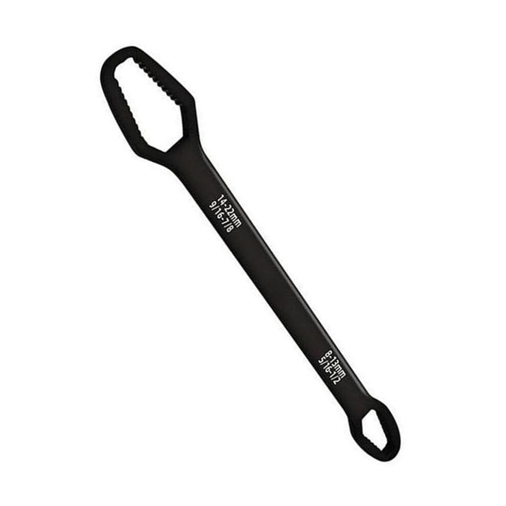 Universal Torx Wrench Double Head Self-Tightening Ratchet Spanner Repairing Mechanical Tools Electrician Plumber Black 9105992060740