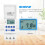 Digitaler LCD-Timer-Relais 16A AC 220V Wochenprogrammierbarer Stromschalter 8