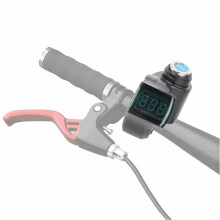Throttle-Spannungsmesser für E-Bike Scooter 12-99V Digitalanzeige mit Sperre