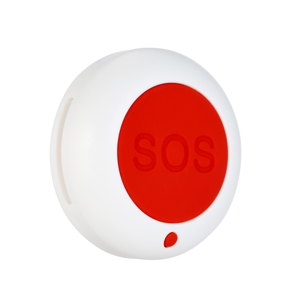 White/Red Wireless Sos Emergency Call Button 433Mhz, 464616Mm