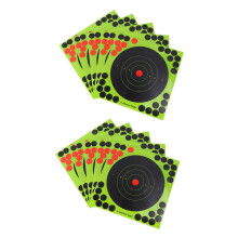 40sheets Portable Paper Targets Stickers of Adhesive Darts Stickers Instantly See Shots Burst Shooting Accessories Random Color